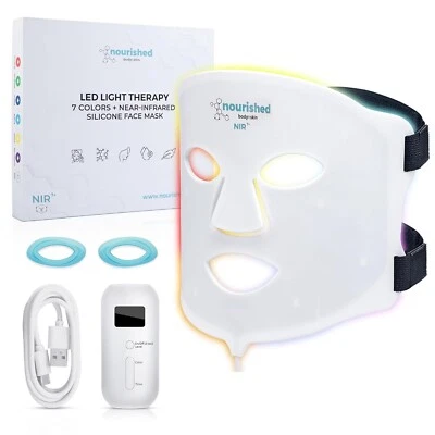Nourished Bodynskin Red Light & near-infrared Therapy Masks Phototherapy Facial - Image 1 of 4