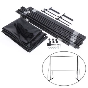 Lienzo proyector 150"" con soporte 4K-HD prensa trípode pantalla enrollable 16:9 - Imagen 1 de 13