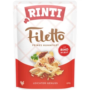 Rinti PB Filetto Jelly Huhn & Rind 48 x 100g - Bild 1 von 1