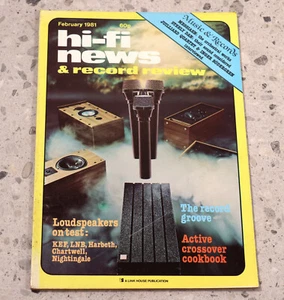 Hi-Fi NEWS Volume 26 No 2 vintage Audio Hi-Fi magazine FEBRUARY 1981 UK - Imagen 1 de 3