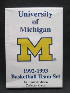 1992-93 Fab Five University of Michigan Team Set School Issue Sealed Rose Webber - Picture 1 of 2