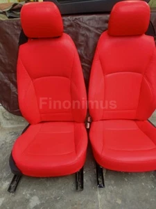 Fit for BMW Z4 - Leather replacement Seat Cover (Year 2003- 2008) Red - Foto 1 di 7