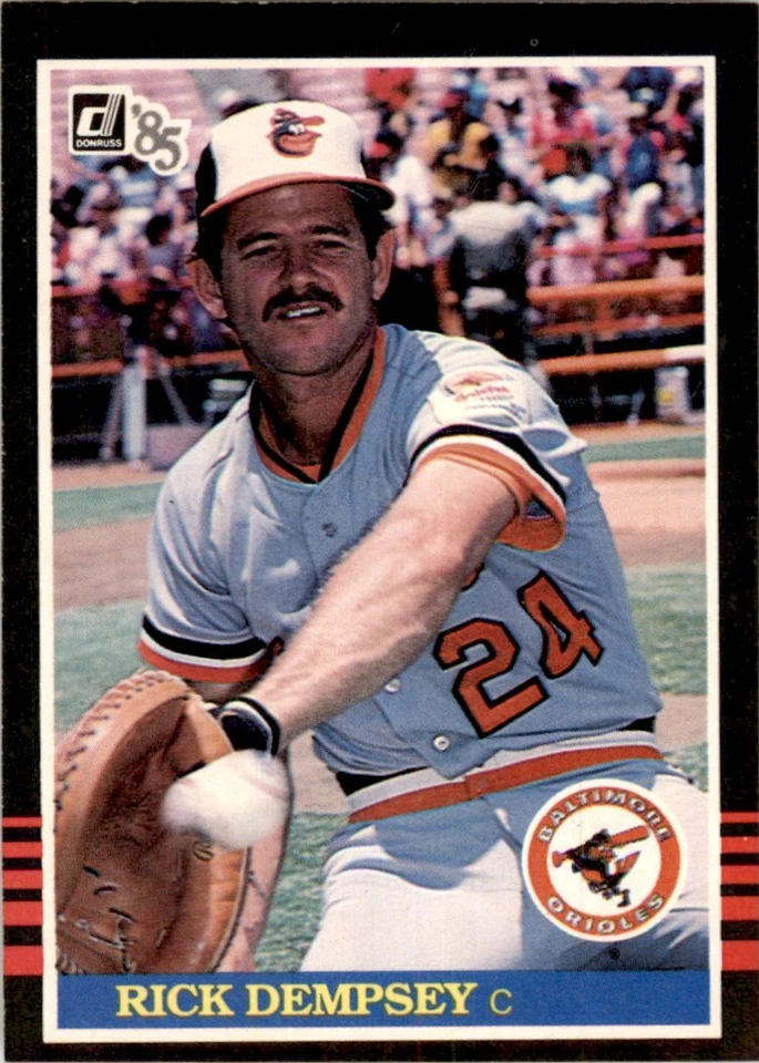 1985 Donruss Rick Dempsey 100 Baseball Cards #332 - Image 1 of 2