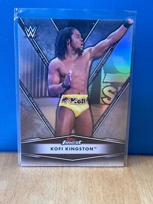 2021 Topps Finest WWE Sole Survivors #SS-5 Kofi Kingston wrestling card - Image 1 of 2