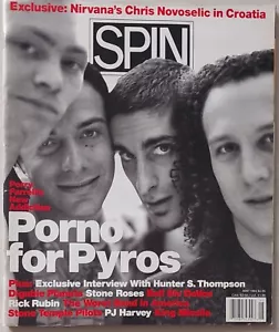 Spin Magazine May 1993 Porno For Pyros Nirvana Stone Temple Pilots Hunter S Thom - Picture 1 of 14