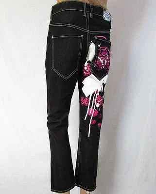 Pantalones de mezclilla negros de cintura alta H&M para niños talla 11 12 años AQ62 Foto 1 de 4