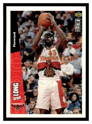 1996 Collector's Choice  #2 Grant Long - Atlanta Hawks - Image 1 of 2