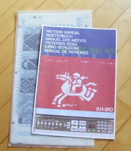 Musterbuch mit Originalfolien für Strickmaschine Brother KH-910 - Bild 1 von 1