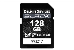 Delkin Devices SDXC 128GB BLACK UHS-II V90 - Excellent Condition - Picture 1 of 1