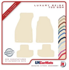 Fits Alfa Romeo GTV 1996-2005 Hitech Beige Luxury Tailored Car Mats - Picture 1 of 18