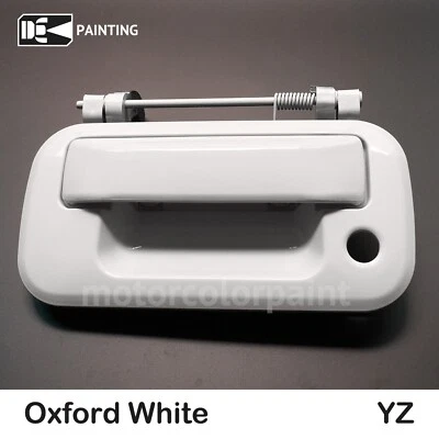 Manija de puerta trasera Ford F150 2004-2014 con orificio para llave Oxford blanco YZ Foto 1 de 4