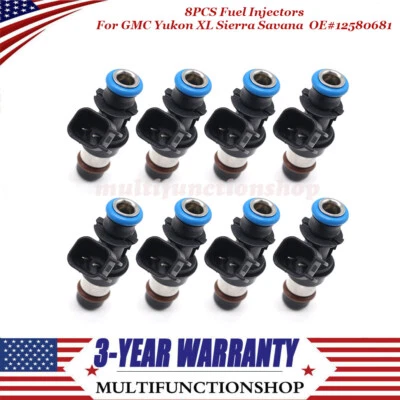 Inyectores de combustible 12580681 8 piezas para GMC Yukon XL Sierra Savana 1500 5,3 L 6,0 L 6,2 L Foto 1 de 4
