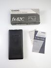 Vintage Casio FX-82C Scientific Calculator in Orig, Box & Plastic Case & Manual