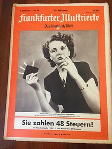 FRANKFURTER JLLUSTRIERTE N.26 - 1951 - SIE ZAHLEN 48 STEUERN! - Picture 1 of 1