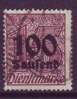 Deutsches Reich Dienst D 92 Einzelmarke 100 Tsd M auf 15 Pf gestempelt /3