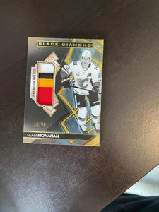 2020-21 UD Black Diamond Sean Monahan Patch /50 NICE - Picture 1 of 2