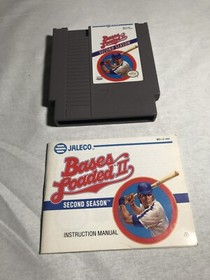 Bases Loaded 2 Second Season for Original Nintendo NES Video Game System WORKS