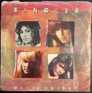 USED BANGLES - MANIC MONDAY 7” 45 rpm vinyl Columbia 38-05757 (1985) - Picture 1 of 4