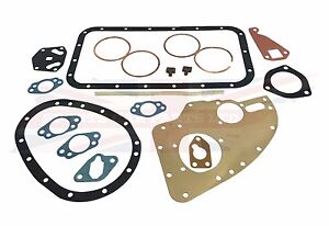 New Lower Engine Block Gasket Set for Triumph TR3 TR4 TR4A Made in UK
