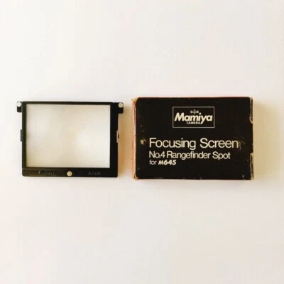 Mamiya Focusing Screen for M645 No.4 Rangefinder Spot Type in genuine Box - Image 1 of 4