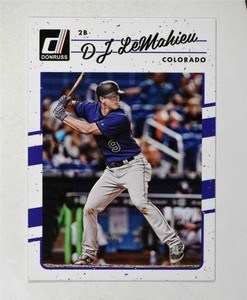2017 Donruss Magenta Back #92 D.J. LeMahieu - NM-MT