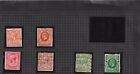 GB KGV 6 Used Stamps Inc 2 x 2d both types, 1/2d Green Both Types.
