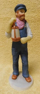 1985 Enesco Treasured Memories "Railroad Engineer" Sammler Figur RAR - Bild 1 von 6