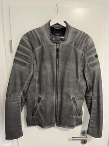 Tigha Lederjacke L in Grau - Bild 1 von 2