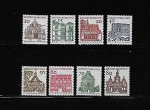West Germany 1964-1966 SC# 903-912 complete set MNH Buildings - Picture 1 of 1