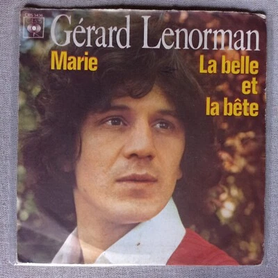 Gerard Lenorman – La Belle Et La Bete [1975] Vinyl 7" Single Chanson France CBS - Image 1 of 4