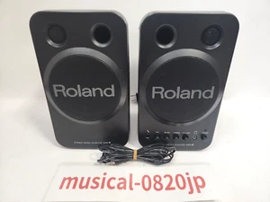 Roland MA 8 black Stereo Micro Monitor Speakers - Picture 1 of 2