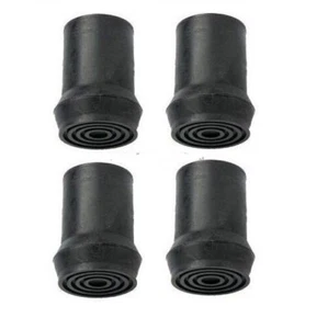 Schwerlast Metall eingesetzt Gehstock Stock Krücken Pad Gummi Ende unten 19 mm - Bild 1 von 2