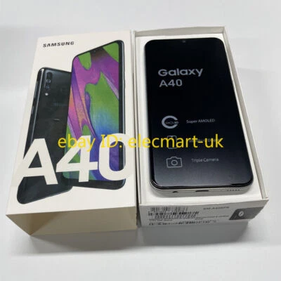 Samsung Galaxy A40 SM-A405FN/D Dual SIM 64GB+4GB Unlocked Smartphone-New Sealed - Image 1 of 4