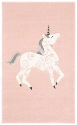 Safavieh Carousel Kids PINK / IVORY 2' X 3' Area Rug - CRK163P-2 - Image 1 of 3