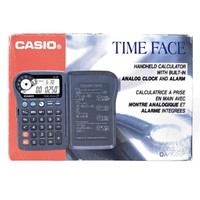 Vintage Casio Time Face Calculator w/ Analog Clock & Alarm (QA-100) New Battery