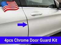 4pcs CHROME DOOR EDGE GUARD Flexible Protection Trim Molding forHyund2004-2018 