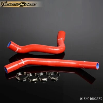 Manguera de radiador de silicona roja apta para Chevy Camaro/Firebird Trans AM V8 1982-1992 Foto 1 de 4