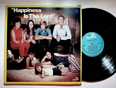 The J.B. Betts Family Happiness Is The Lord Gospel Vinyl LP Record SIGNED - Image 1 of 4