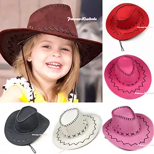 Kinder Erwachsene Größe KLASSIKER Western Cowboy Hut Cattleman Unisex Kostüm für Party - Bild 1 von 15