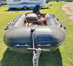 Schlauchboot Pischel Bolero mit Motor, Hafen Und Strassentrailer - Bild 1 von 4