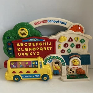 VTech Little Smart School Yard Interactive Educational Toy Tested Works - Picture 1 of 7