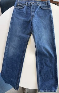 Vintage 90s LEVIS 505 Orange Tab Actual Sz 37x31 Denim Jeans - Picture 1 of 9