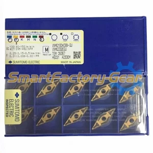 New SUMITOMO VNMG160408N-GU AC630M Carbide Inserts#10pcs In Box VNMG160408NGU - Picture 1 of 2