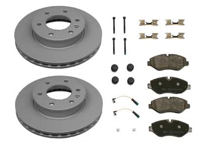 2x FRONT Brake Rotor Disc +Pad KIT For 2500 SPRINTER Mercedes Dodge Freightliner - Image 1 of 4