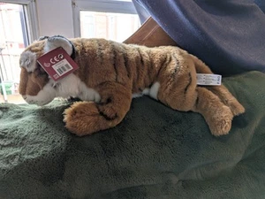 FAO Schwarzer Tiger 28 Zoll weiches Plüschtier Sammlerstück neu mit Etikett selten - Bild 1 von 14