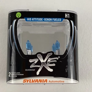 Sylvania Silverstar ZXE H1 55W Two Bulbs Headlight High Beam Upgrade Replacement - Picture 1 of 6