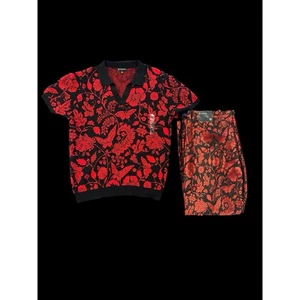 NWT I.N.C. International Concepts Mens Floral Sweater-Knit Polo & Slim-Fit Pants - Picture 1 of 14