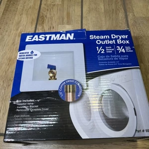 Eastman Steam Dryer Outlet Box 1/4 Turn Ball Valve White 60270 - Picture 1 of 3