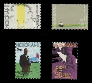 NETHERLANDS Sc# 490-2/B475, 1971 60th B-DAY OF PR. BERNHARD, MINT F-VF NH SET - Picture 1 of 2