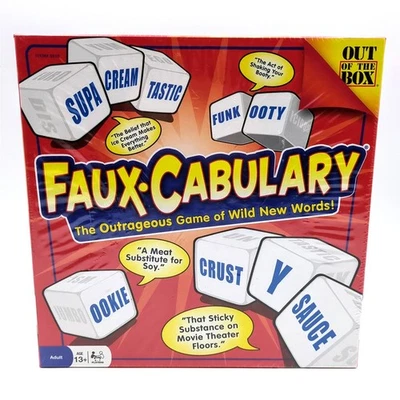 Faux-Cabulary Outrageous Game of Wild New Words Vocabulary New Sealed 13+ 2002 - Image 1 of 4